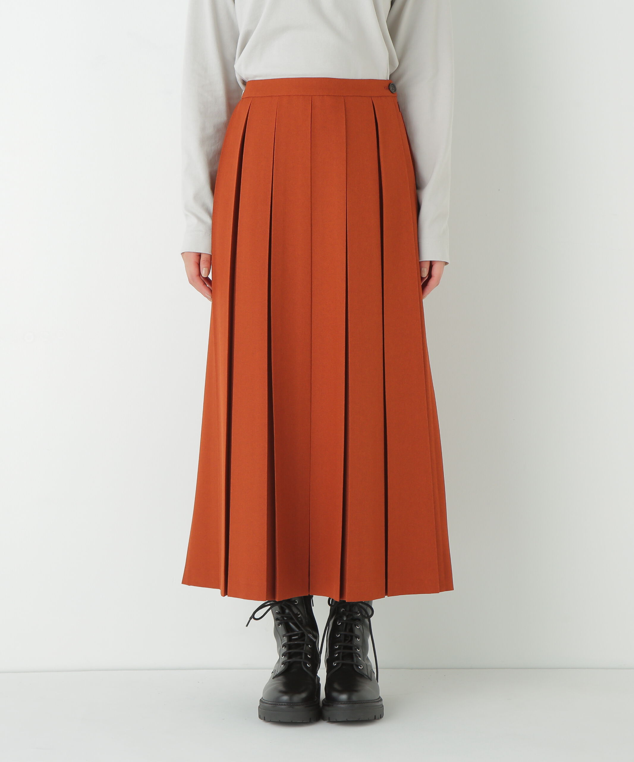  「◆ボックスプリーツＡラインスカート」|スカート|