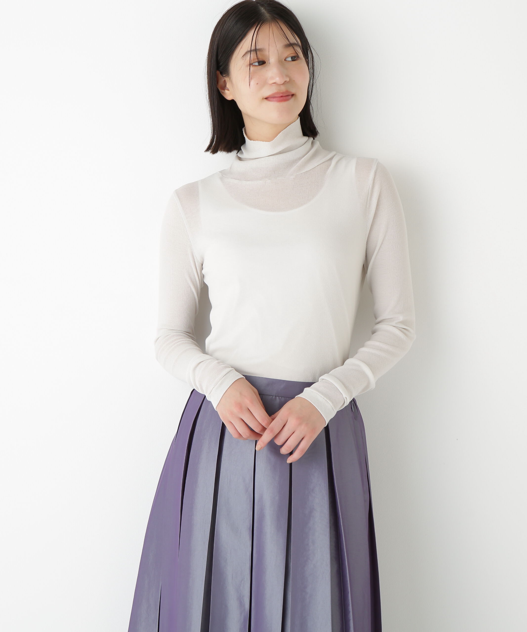  「◆シアータートルプルオーバー」|Tシャツ・カットソー|Lグレー