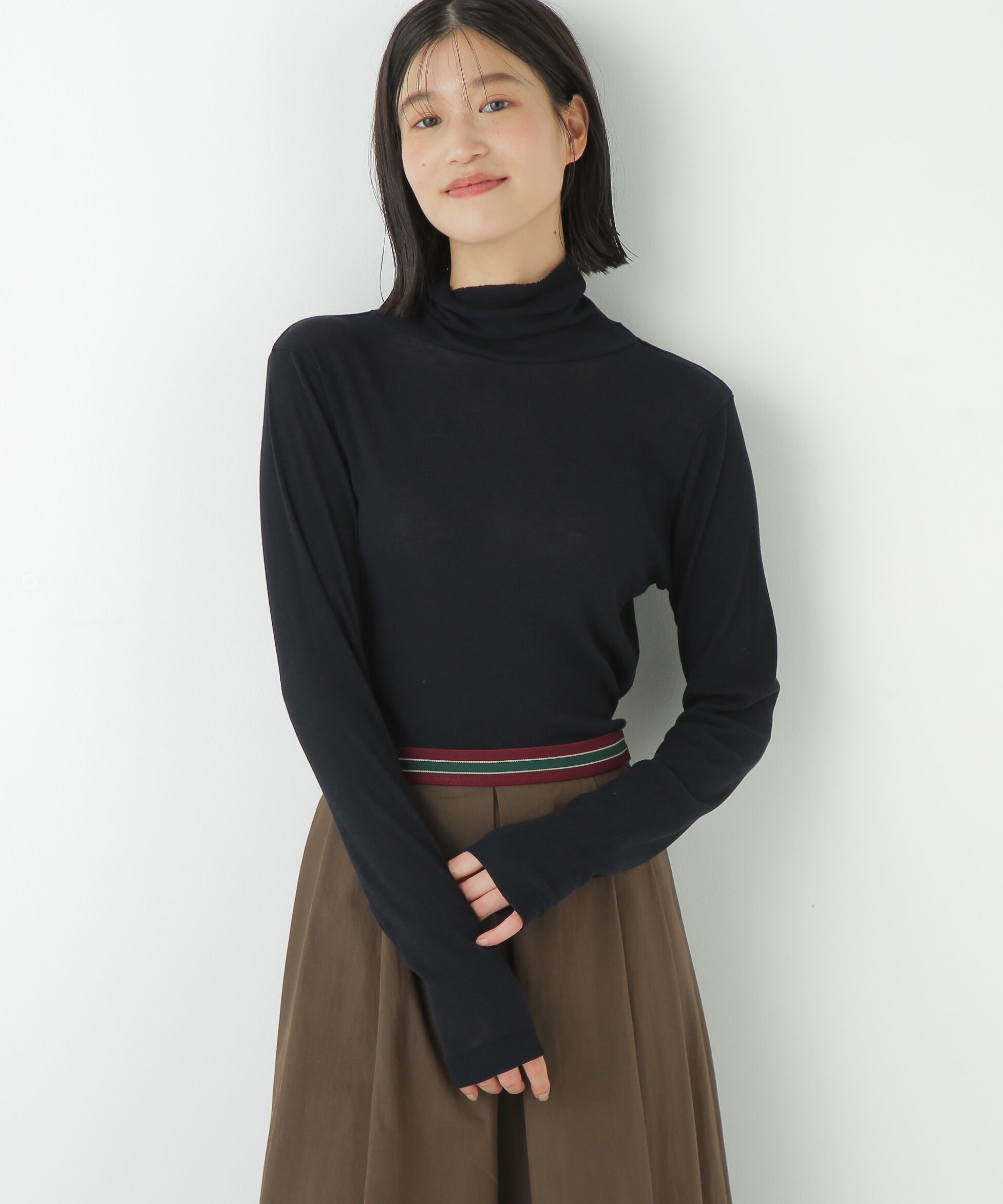  「◆シアータートルプルオーバー」|Tシャツ・カットソー|