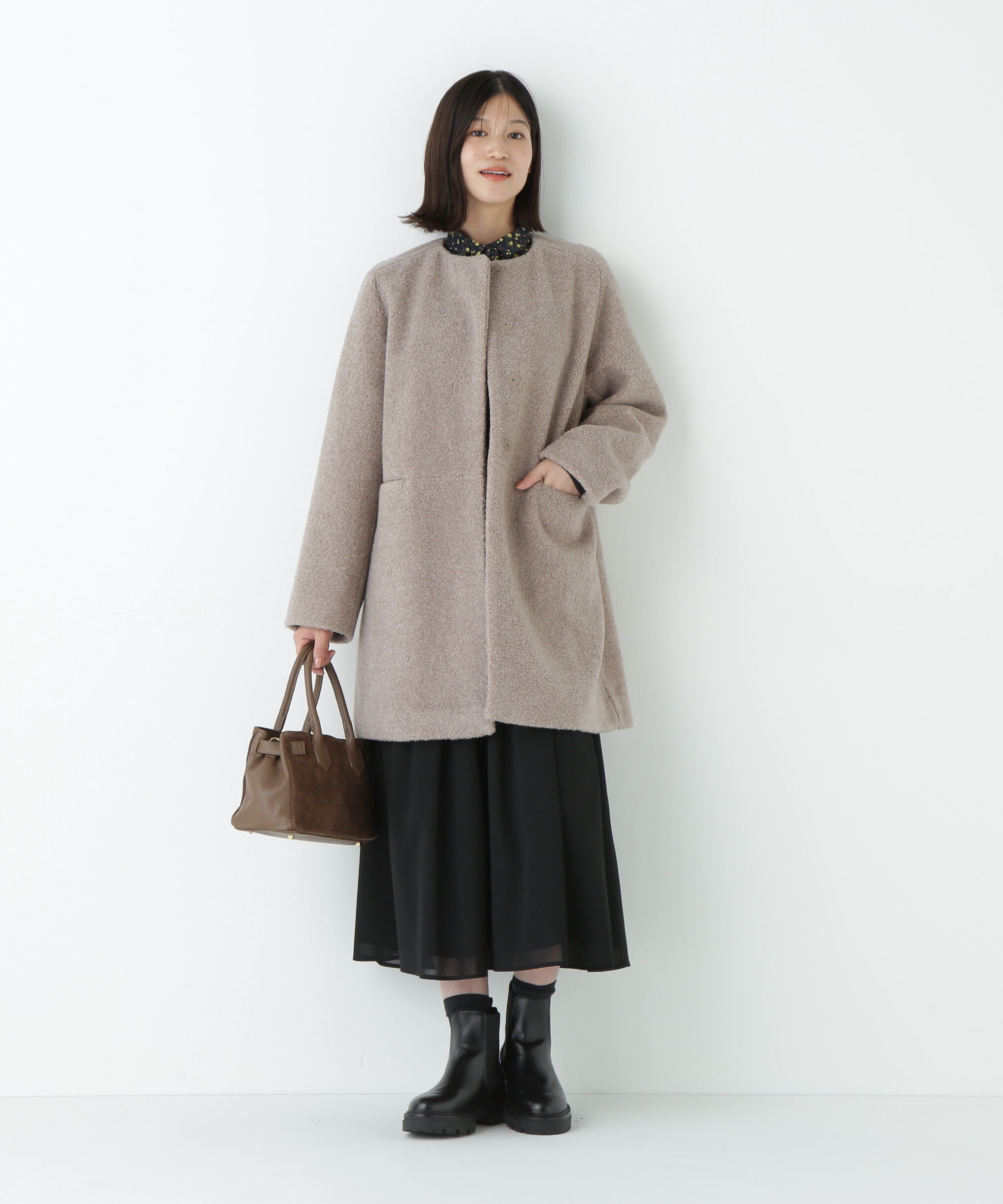  「◆ボアノーカラーコート」|その他|