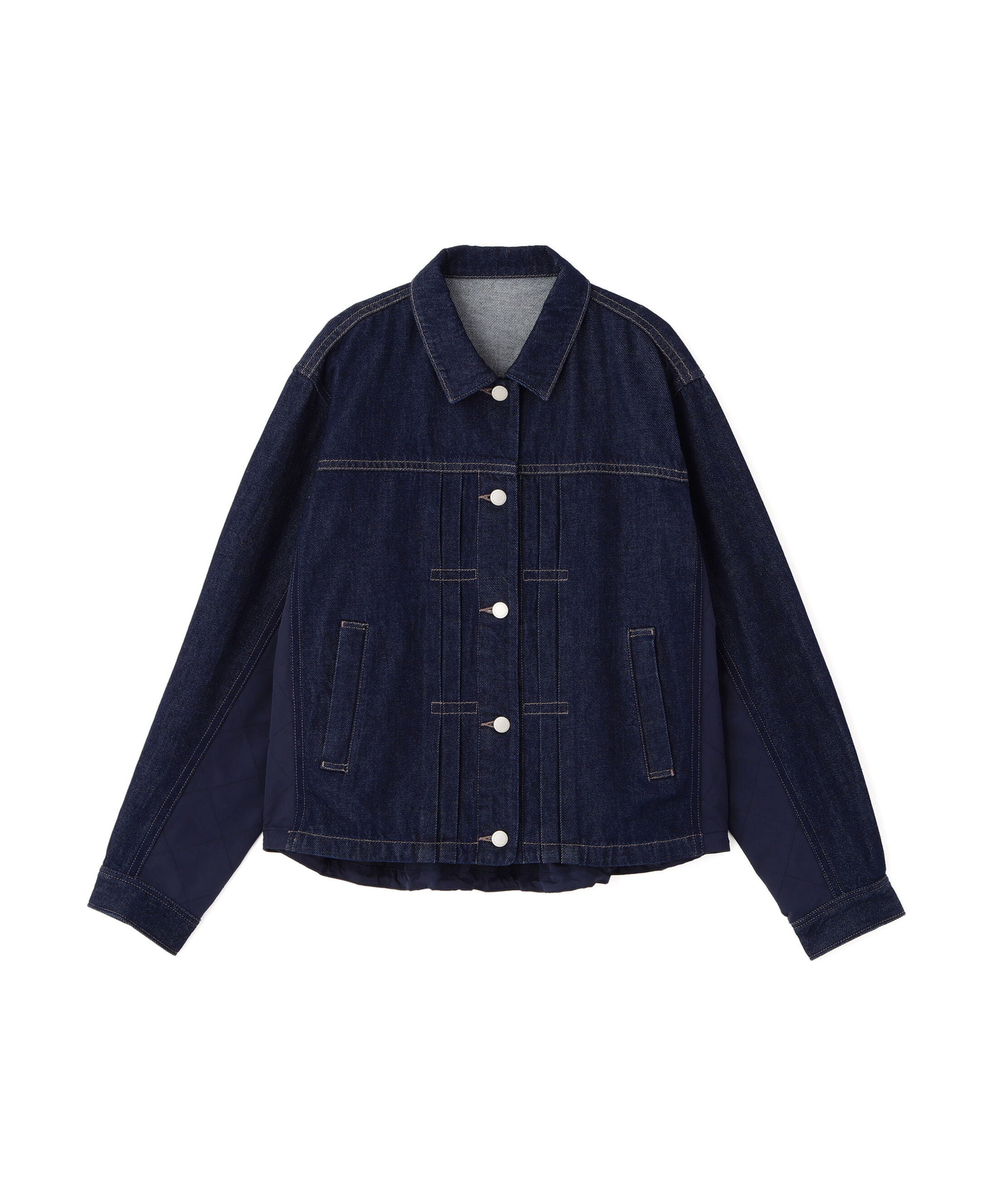  「◆ソフトデニムドッキングブルゾン」|ブルゾン・スタジャン|