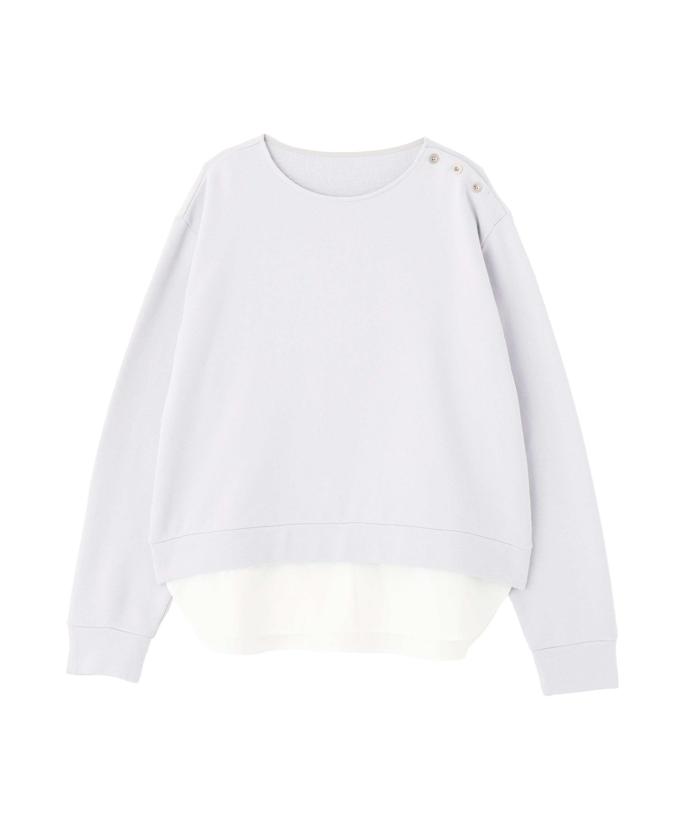  「◆シャツテールドッキングプルオーバー」|Tシャツ・カットソー|