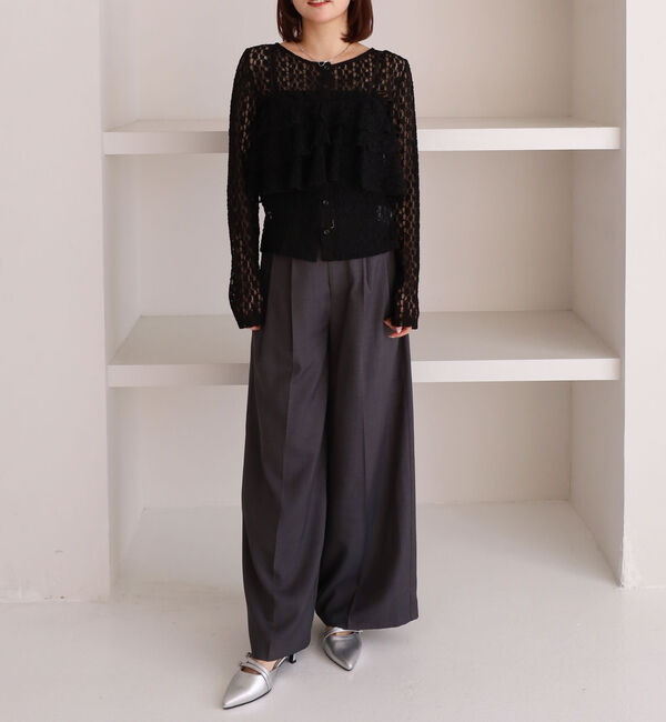 archives「フリルビスチェカットレースアンサンブル」|カーディガン|