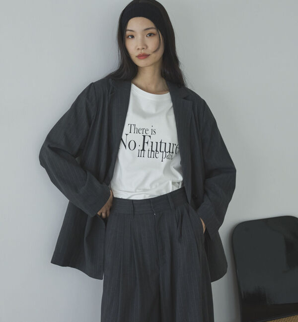 Doux archives「ストライプダブルテーラードジャケット」|テーラードジャケット|