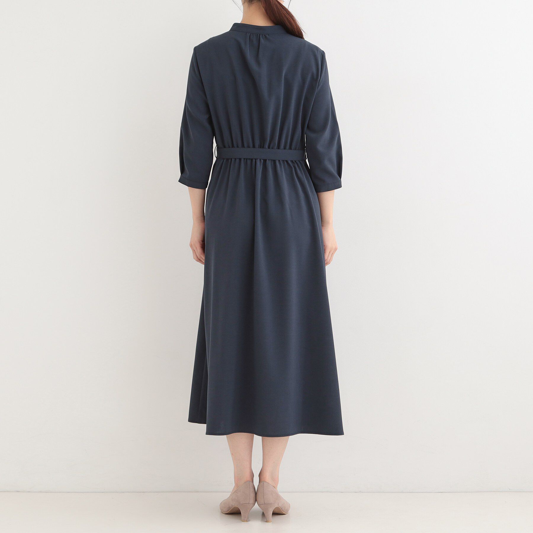 SHOO･LA･RUE「【多機能/S-LL】ウエストタックワンピース」|ワンピース|