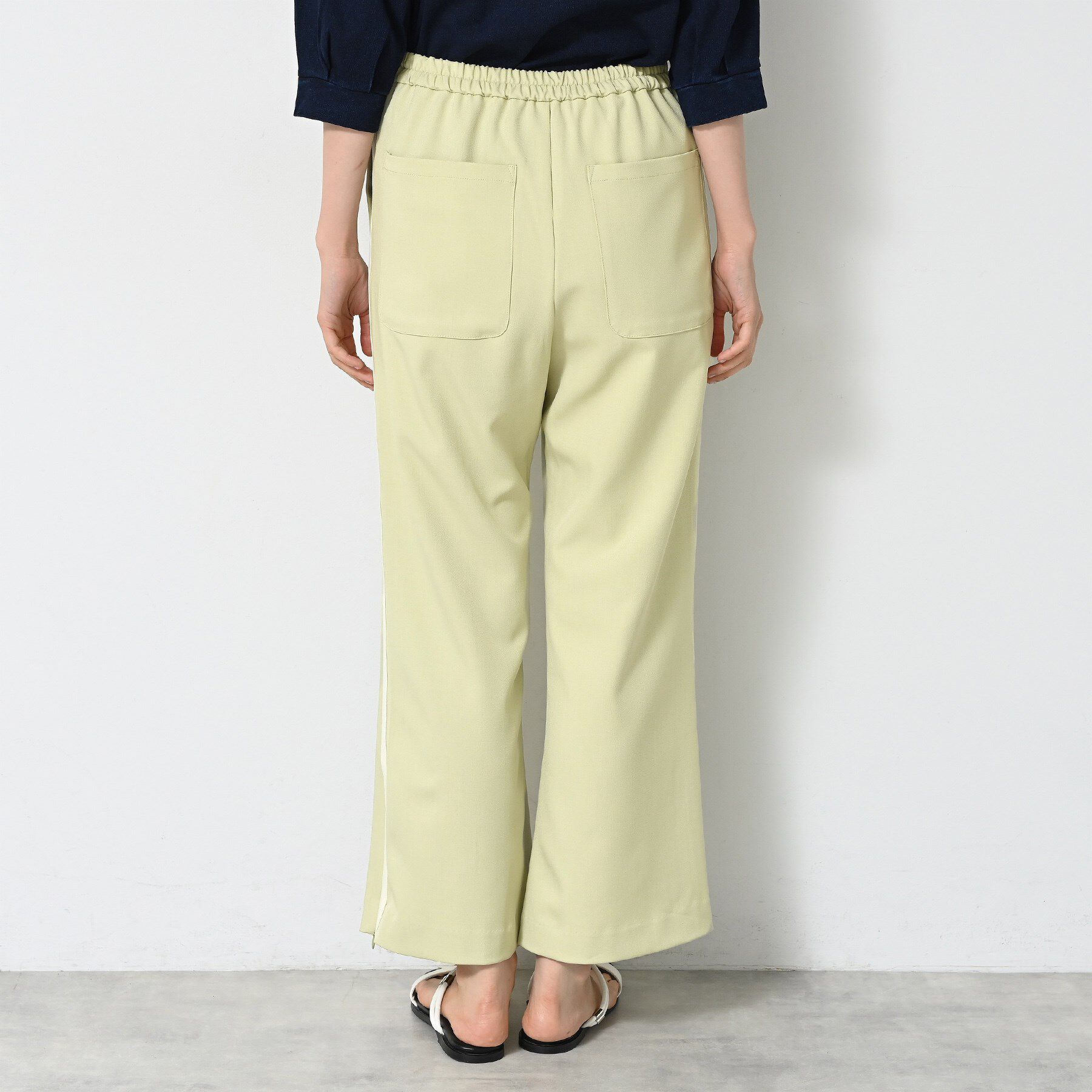 Dessin「【接触冷感・洗える】フレアラインパンツ（サイドファスナ―付き）」|その他|