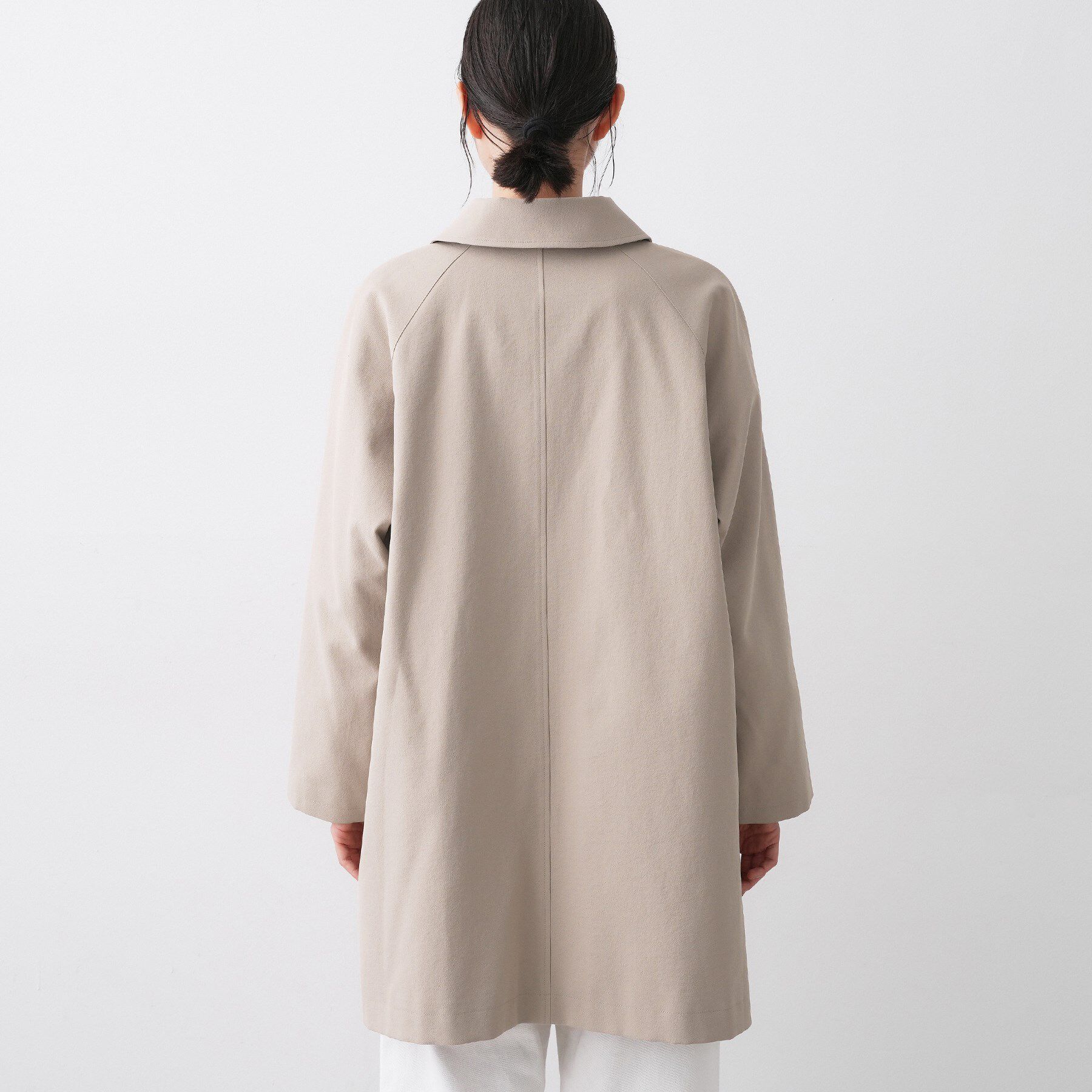 Dessin「【花粉ガード/撥水加工/洗える】ステンカラースプリングコート」|ステンカラーコート|