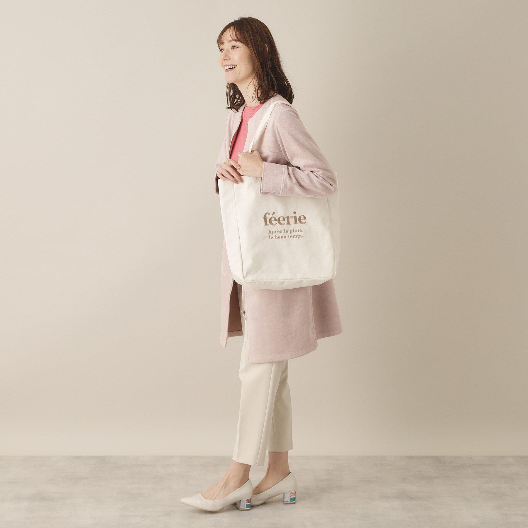 ITS&rsquo;DEMO「【A4対応／推し活】カラーキャンバス刺繍トート」|トートバッグ|