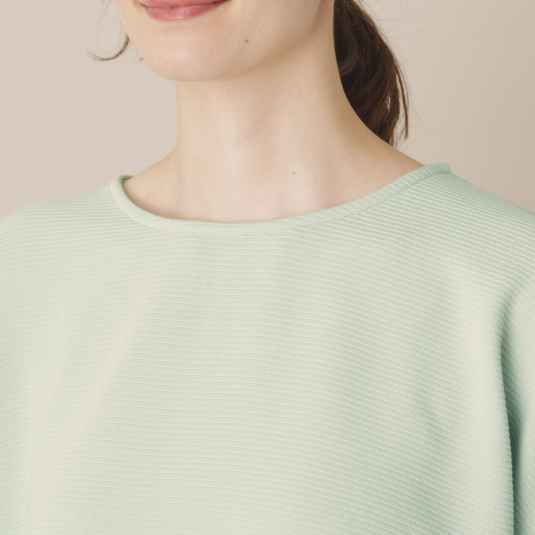 ITS&rsquo;DEMO「【通勤／手洗い可】リップルドルマンプルオーバー」|Tシャツ・カットソー|