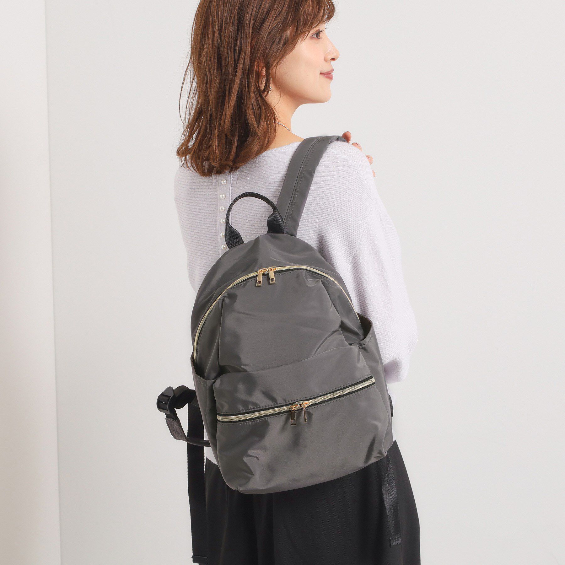 ITS&rsquo;DEMO「高密度ポリ10ポケットミディリュック」|リュック|