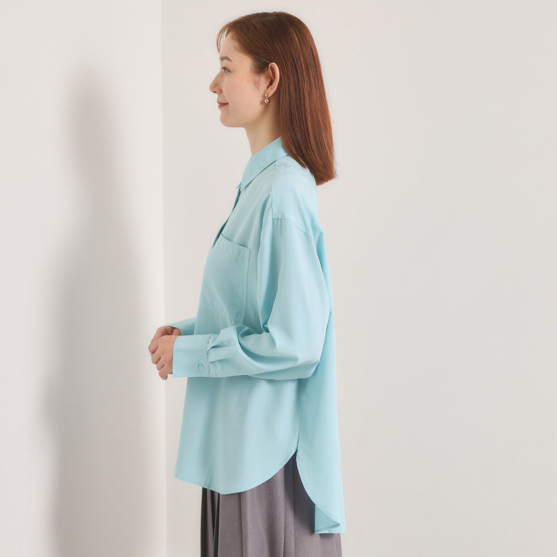 ITS&rsquo;DEMO「【接触冷感／吸水速乾／UV／洗濯機OK】袖2wayブラウス」|シャツ・ブラウス|