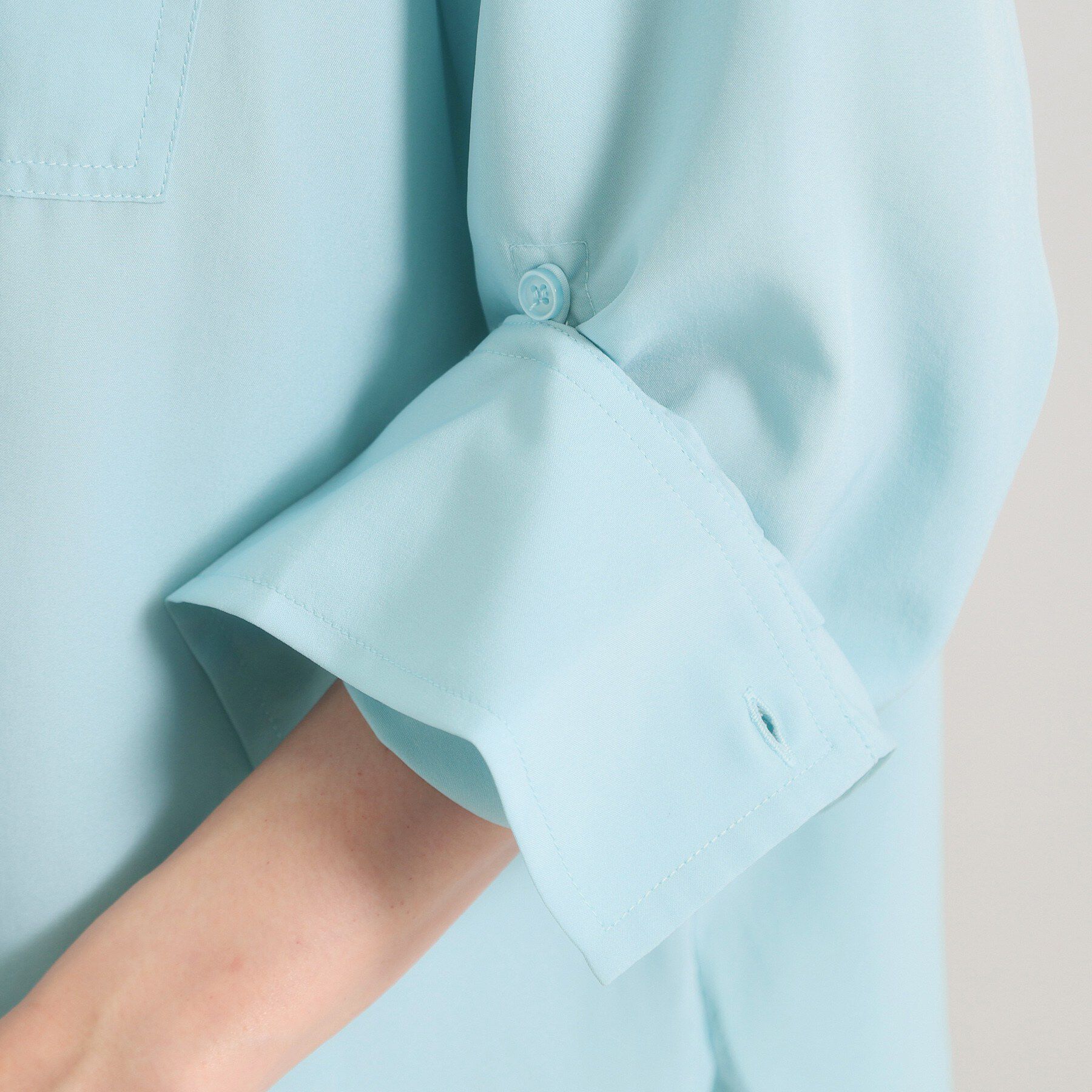 ITS&rsquo;DEMO「【接触冷感／吸水速乾／UV／洗濯機OK】袖2wayブラウス」|シャツ・ブラウス|