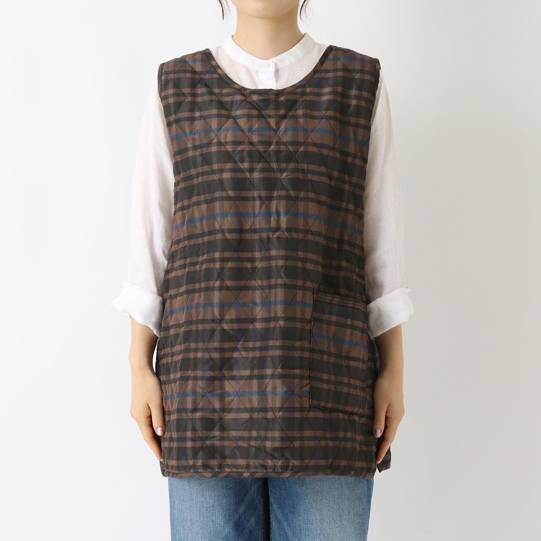 212 KITCHEN STORE「オリバー キルトショートタブリエ BR」|食器・キッチングッズ|