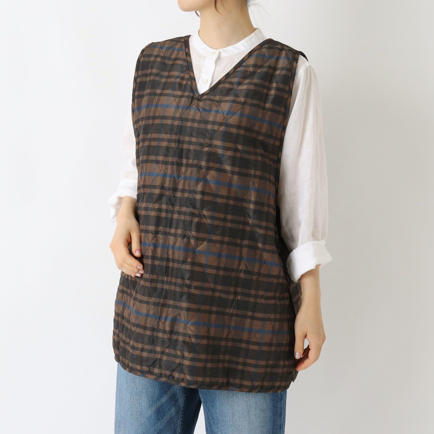 212 KITCHEN STORE「オリバー キルトショートタブリエ BR」|食器・キッチングッズ|