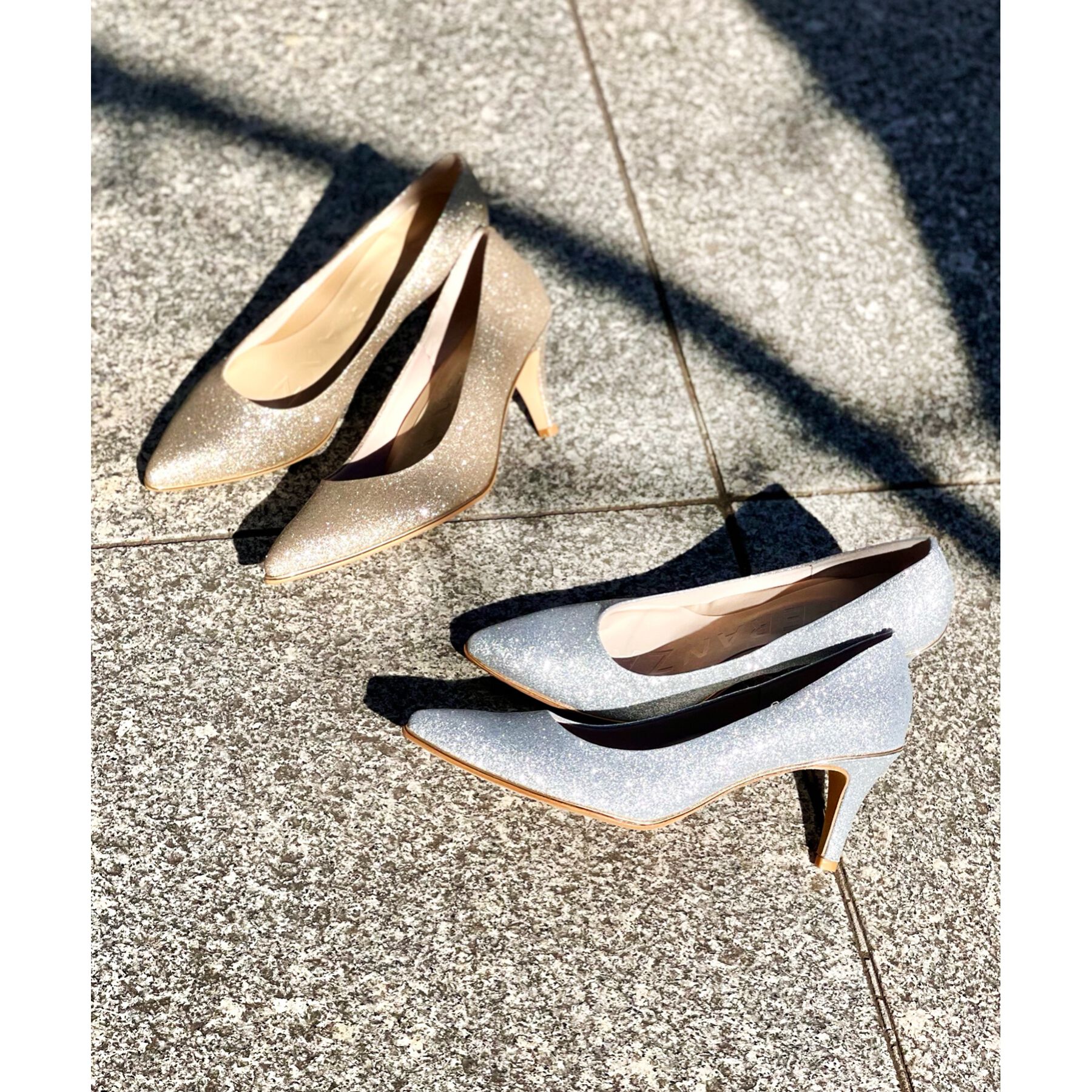 ESPERANZA「12時間パンプスNeoグリッター[7.5cmヒール]」|パンプス|