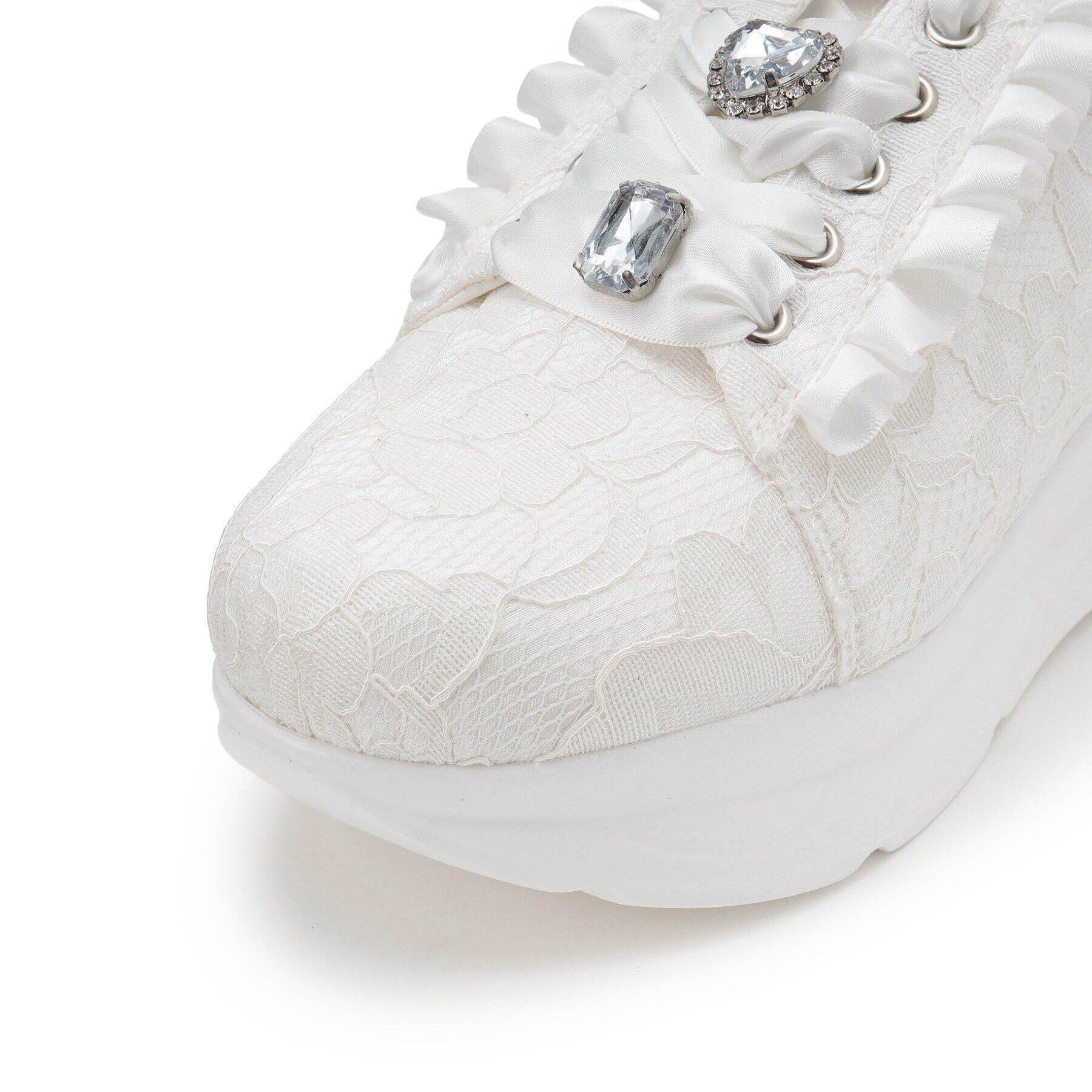 csT&P「厚底キラキラストーン付きスニーカー」|スニーカー|