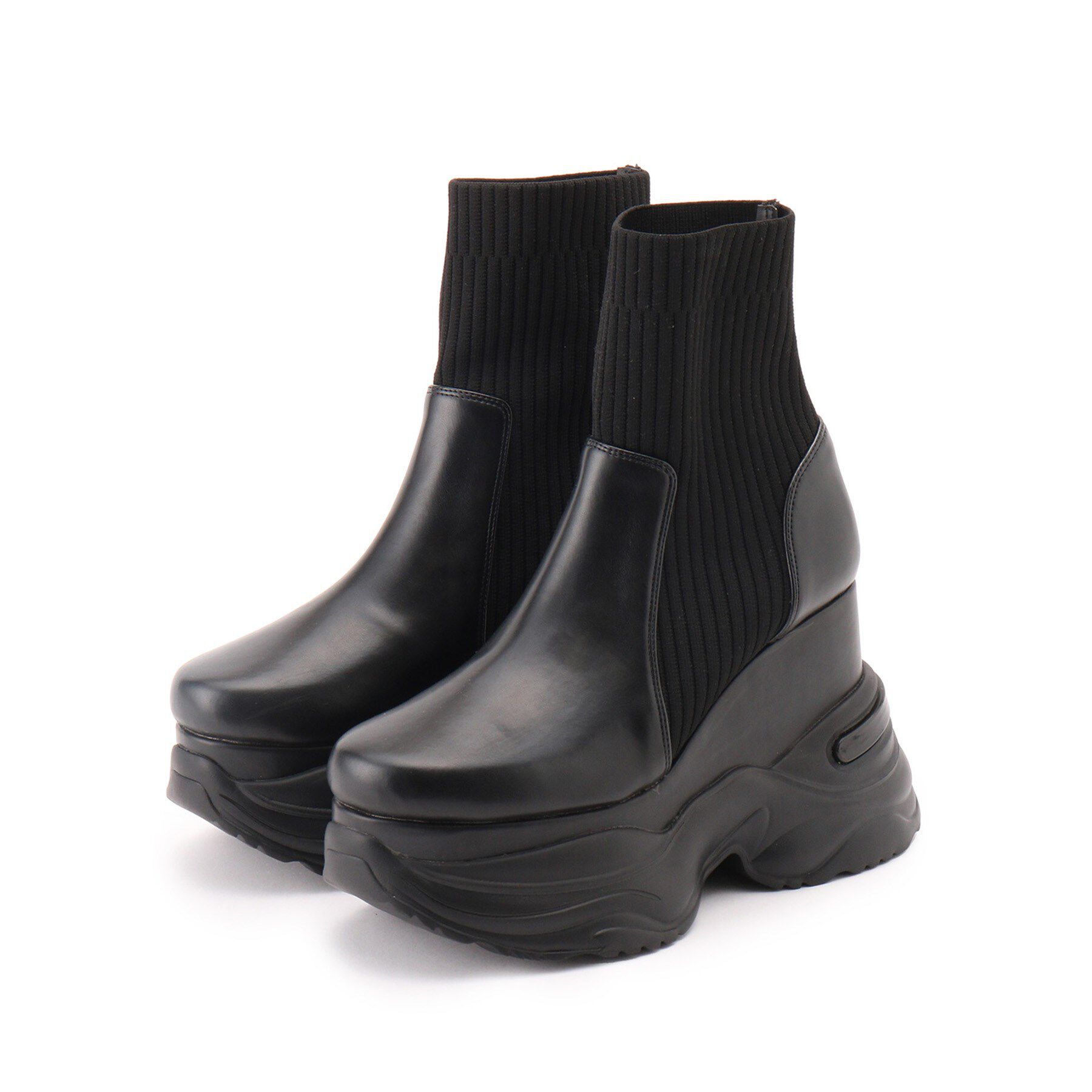 ESPERANZA「スニーカーソールニットショートブーツ」|ショートブーツ|