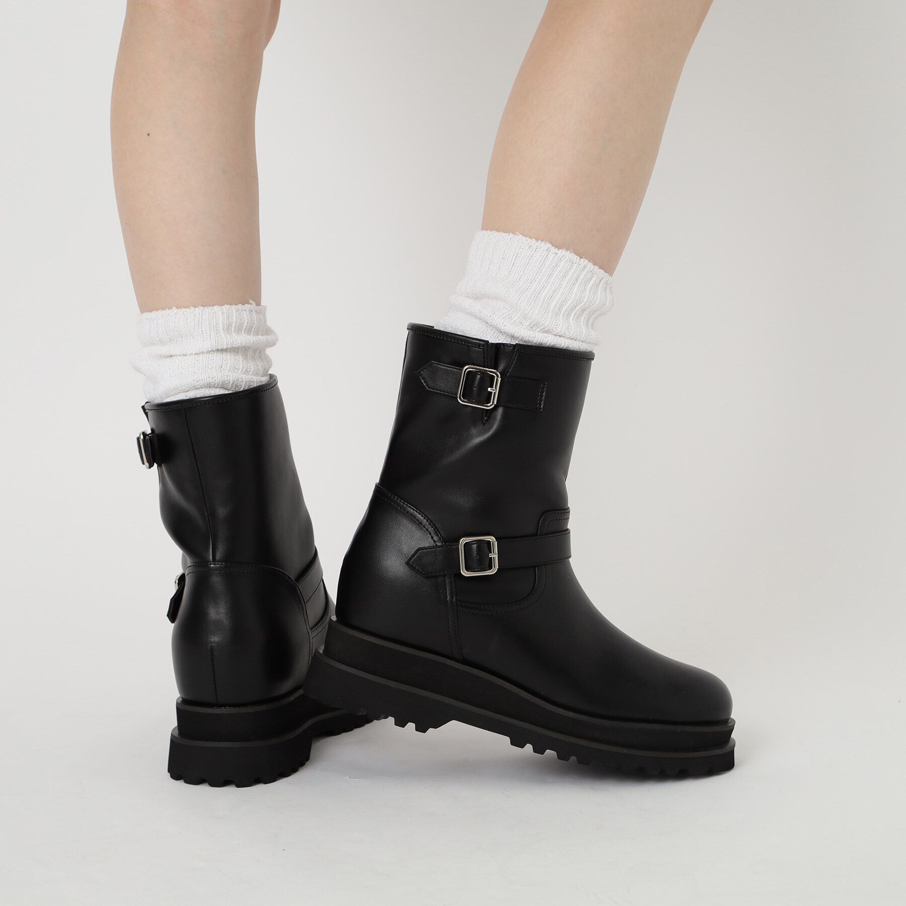 ESPERANZA「きゅんフィットインソールエンジニアショートブーツ」|ショートブーツ|