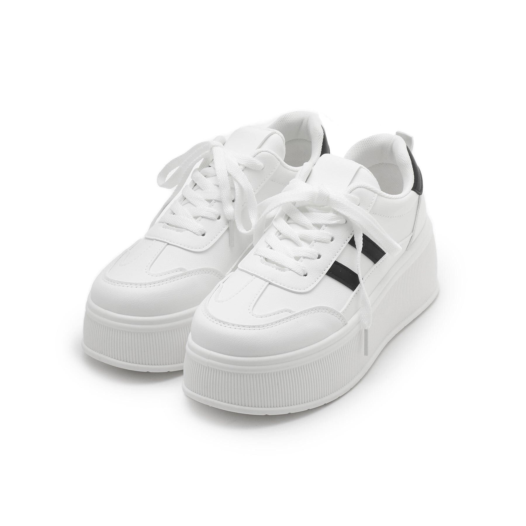 csT&P「厚底ラインデザインスニーカー」|スニーカー|