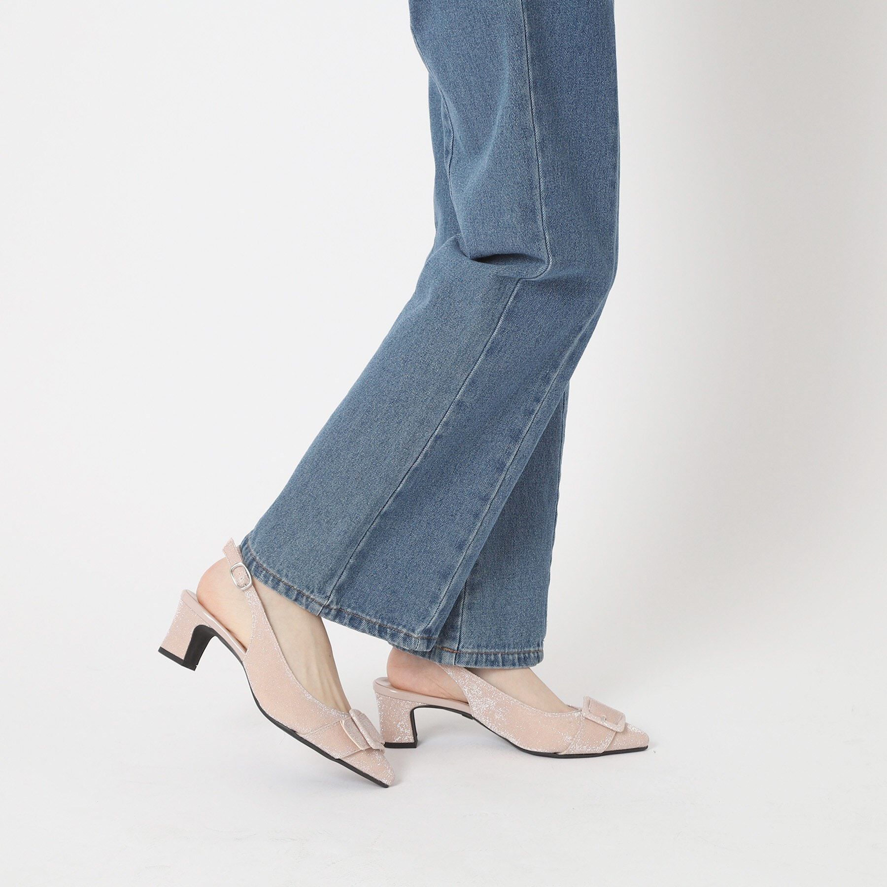 ESPERANZA「バックストラップバックルヒールパンプス」|パンプス|