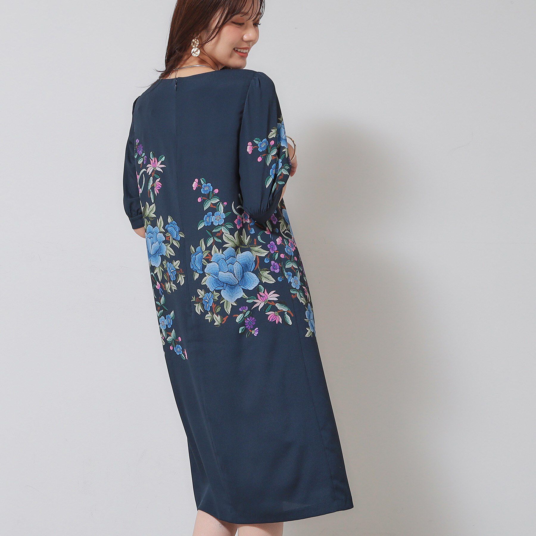 SunaUna「【&yours project／SS～L】パネル柄ワンピース」|ワンピース|