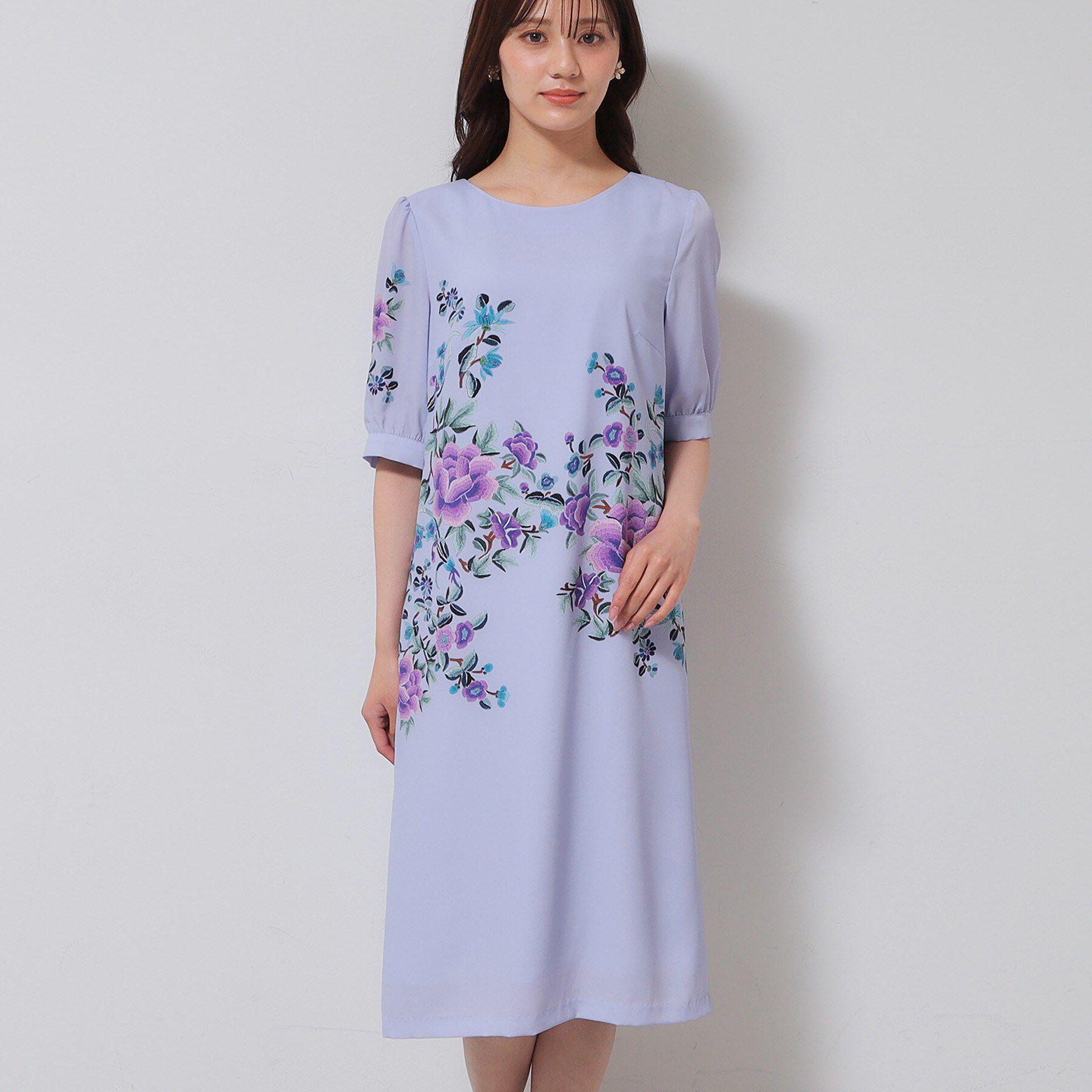 SunaUna「【&yours project／SS～L】パネル柄ワンピース」|ワンピース|