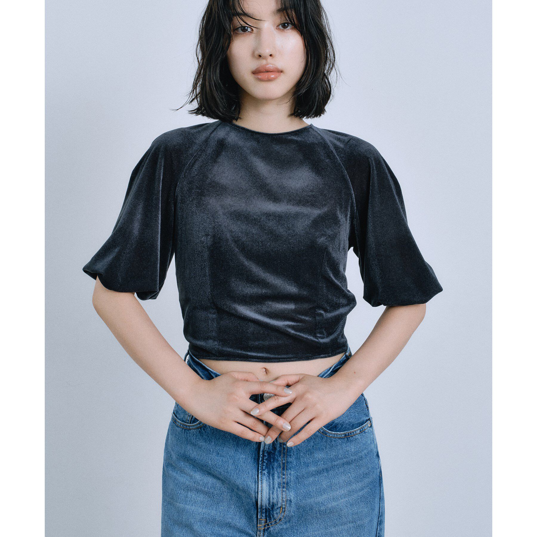 CODE A「velvet ribbon pullover」|シャツ・ブラウス|