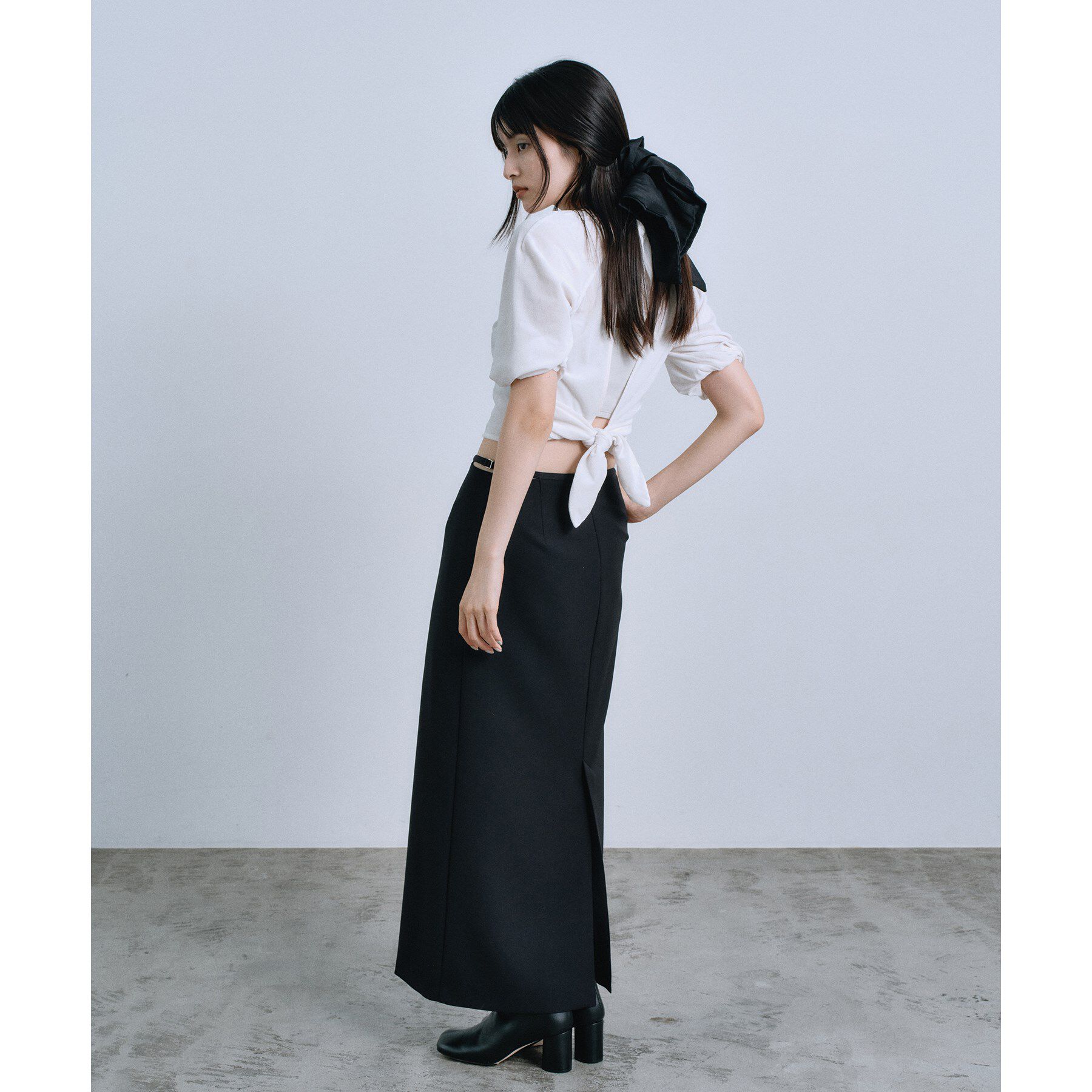 CODE A「velvet ribbon pullover」|シャツ・ブラウス|