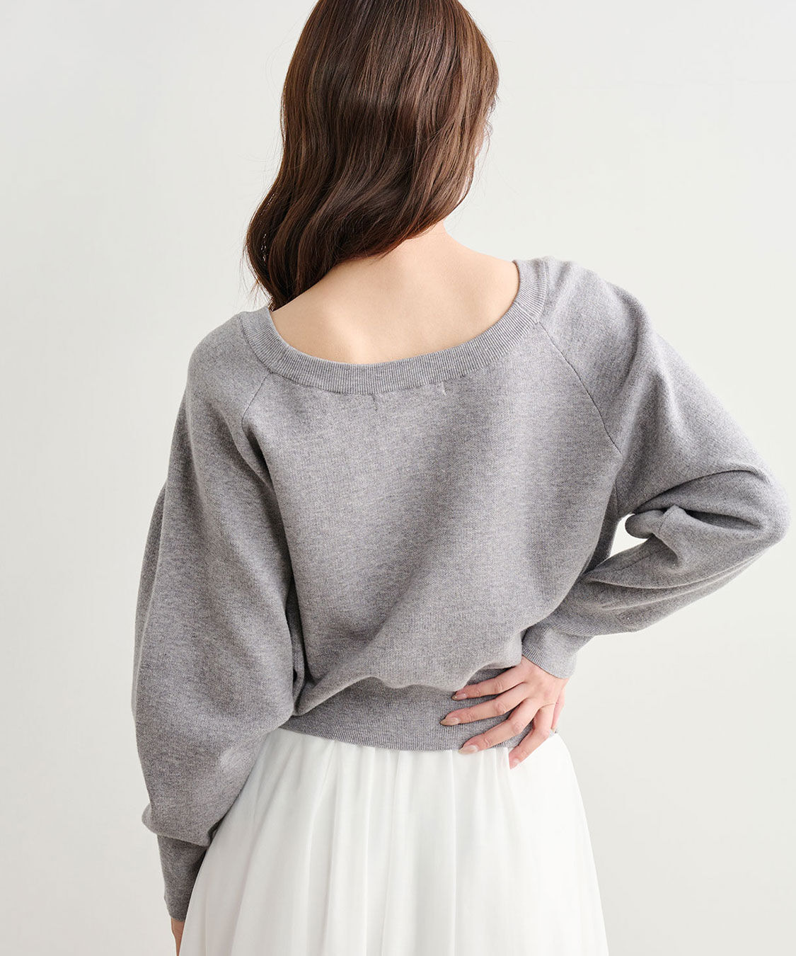 COCO DEAL「スウェットライクロゴニット」|ニット・セーター|