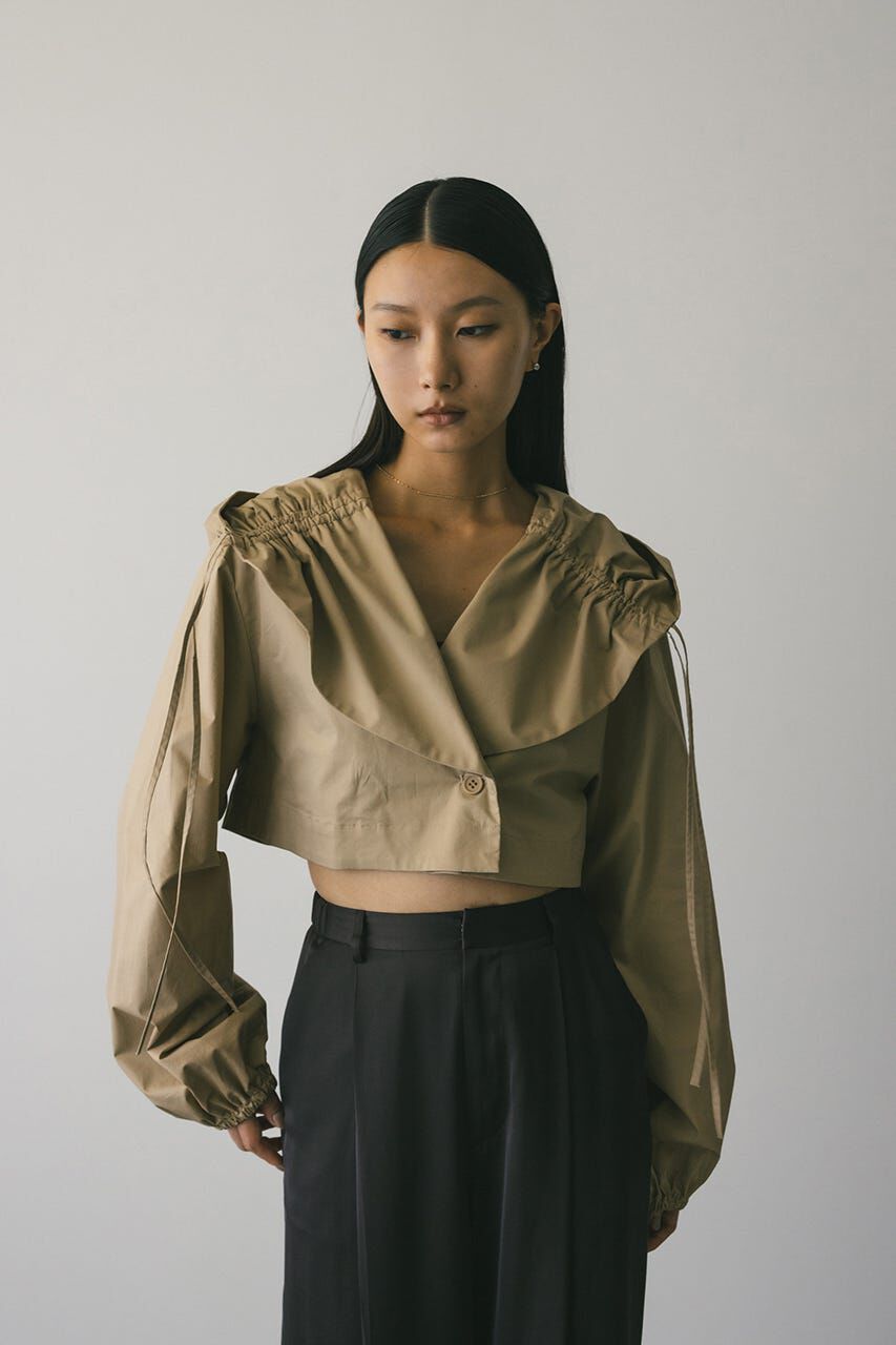 STYLEMIXER「ビックフードショートジャケット」|シャツ・ブラウス|