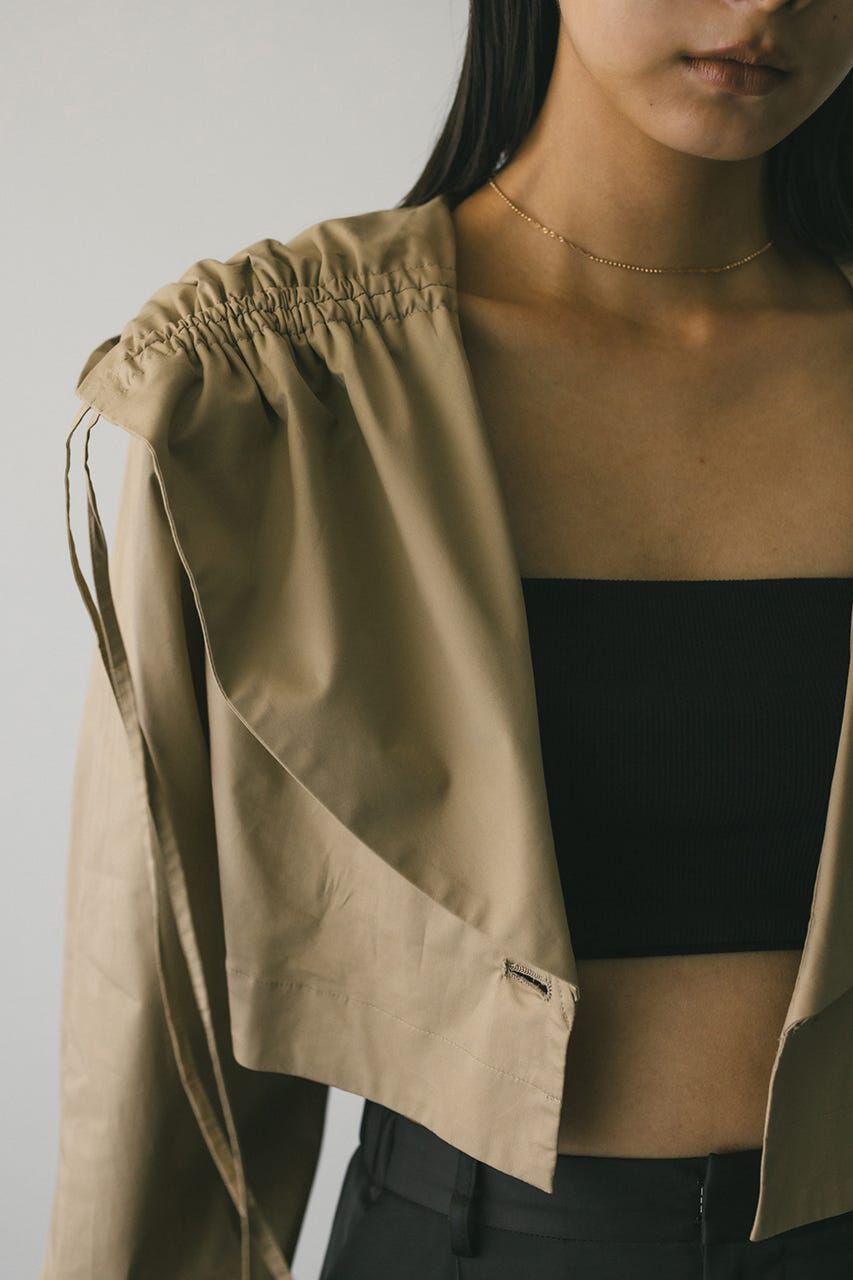 STYLEMIXER「ビックフードショートジャケット」|シャツ・ブラウス|