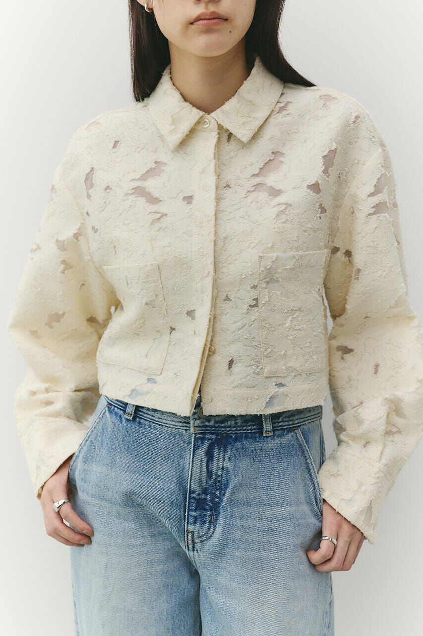 STYLEMIXER「ジャガードショートジャケット」|シャツ・ブラウス|