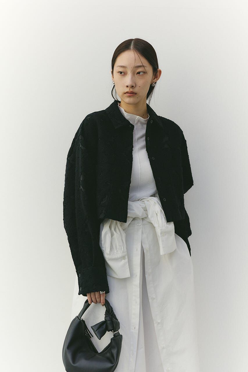 STYLEMIXER「ジャガードショートジャケット」|シャツ・ブラウス|