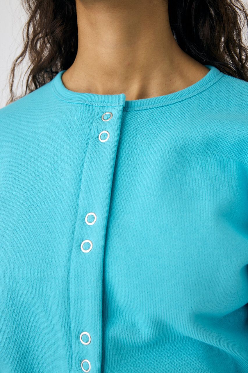 MOUSSY「CURVE SLEEVE TERRY カーディガン」|カーディガン|