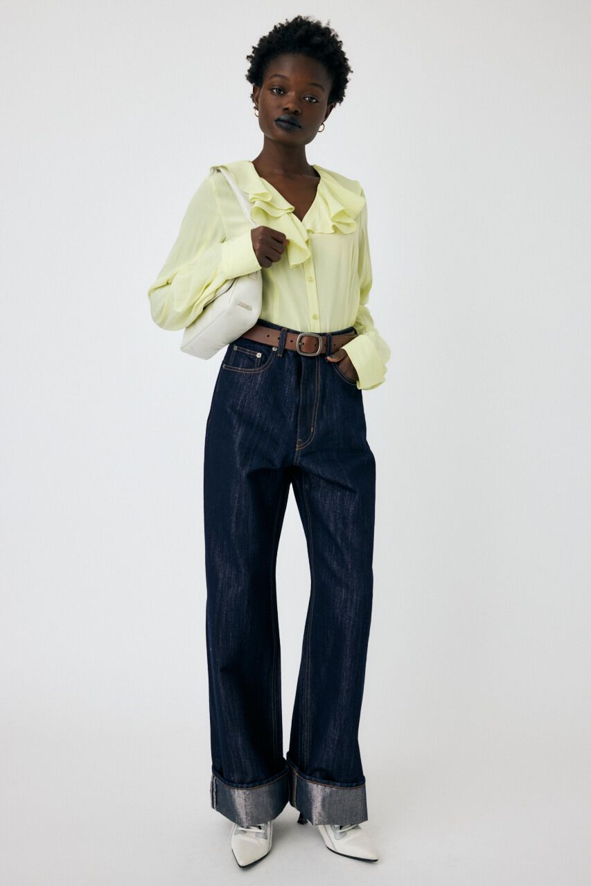 MOUSSY「RUFFLE ブラウス」|シャツ・ブラウス|