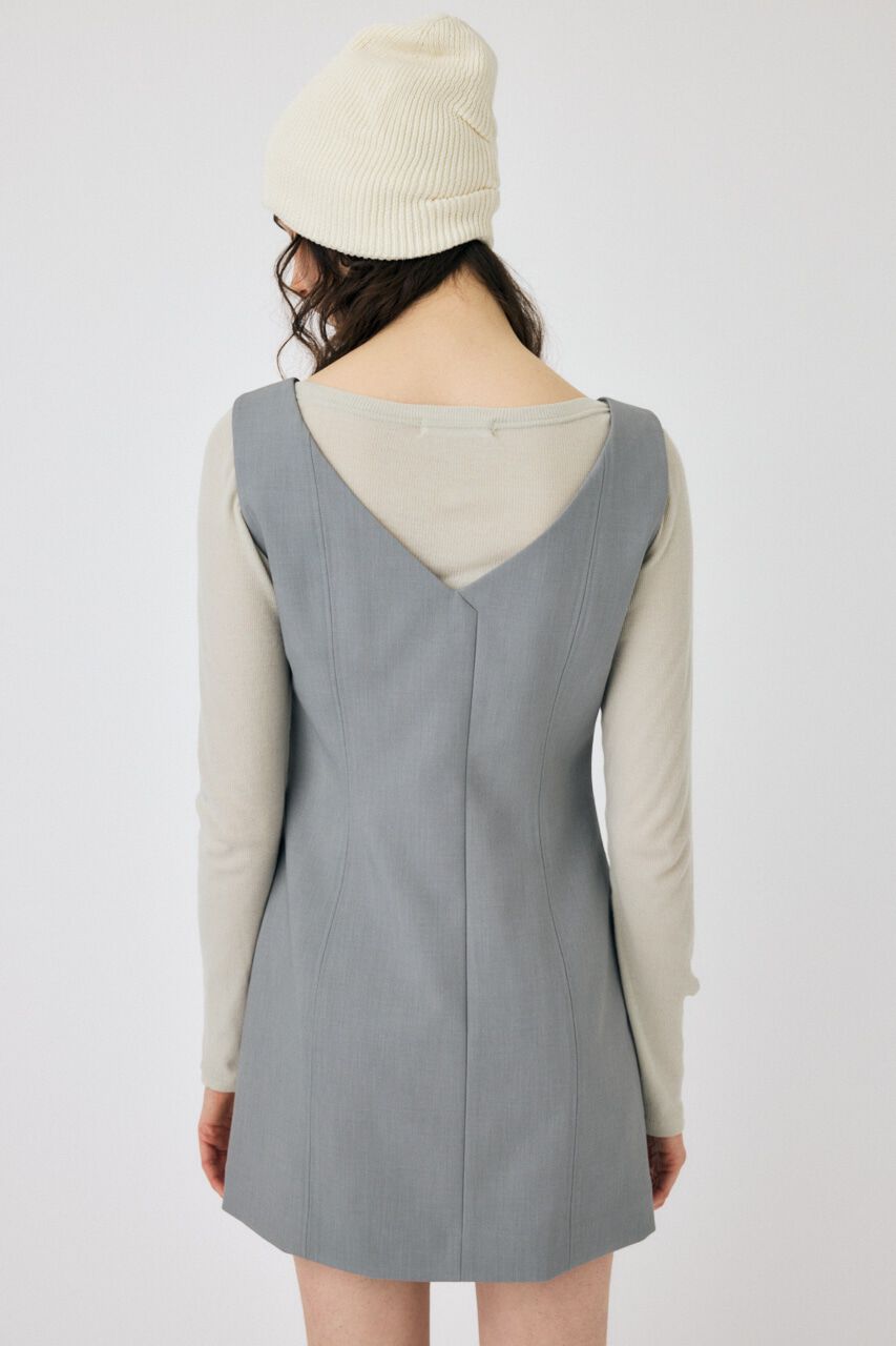 MOUSSY「VEST MINI ドレス」|ワンピース|