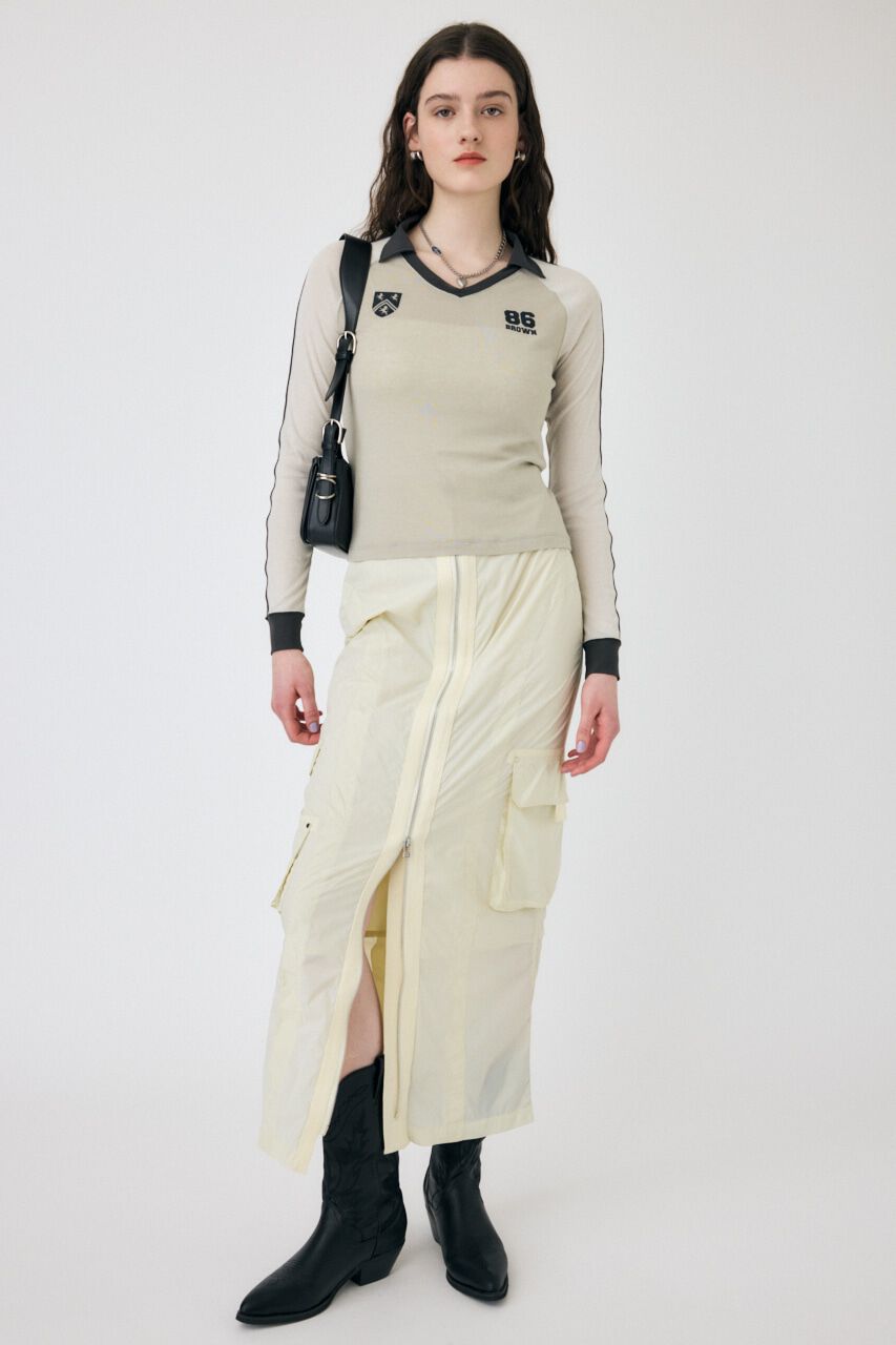 MOUSSY「SHEER GAME シャツ」|Tシャツ・カットソー|