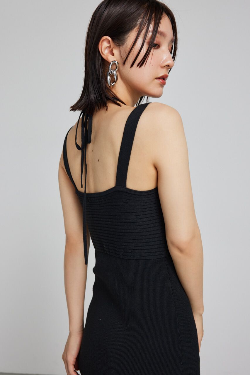 rienda「バストギャザーホルターマーメイドワンピース」|ワンピース|