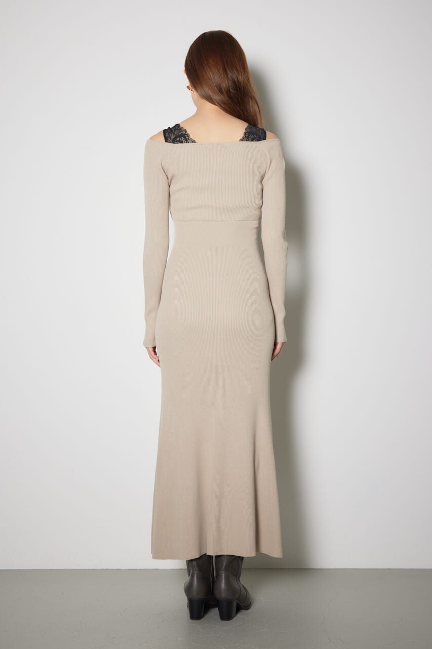 rienda「レースドッキングワンピース」|ワンピース|