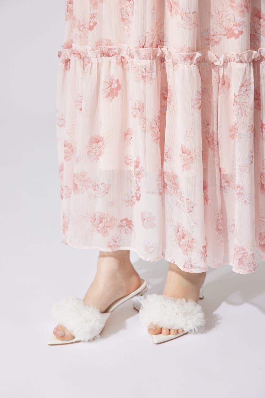 rienda「シャーリングワンピースセット」|ワンピース|