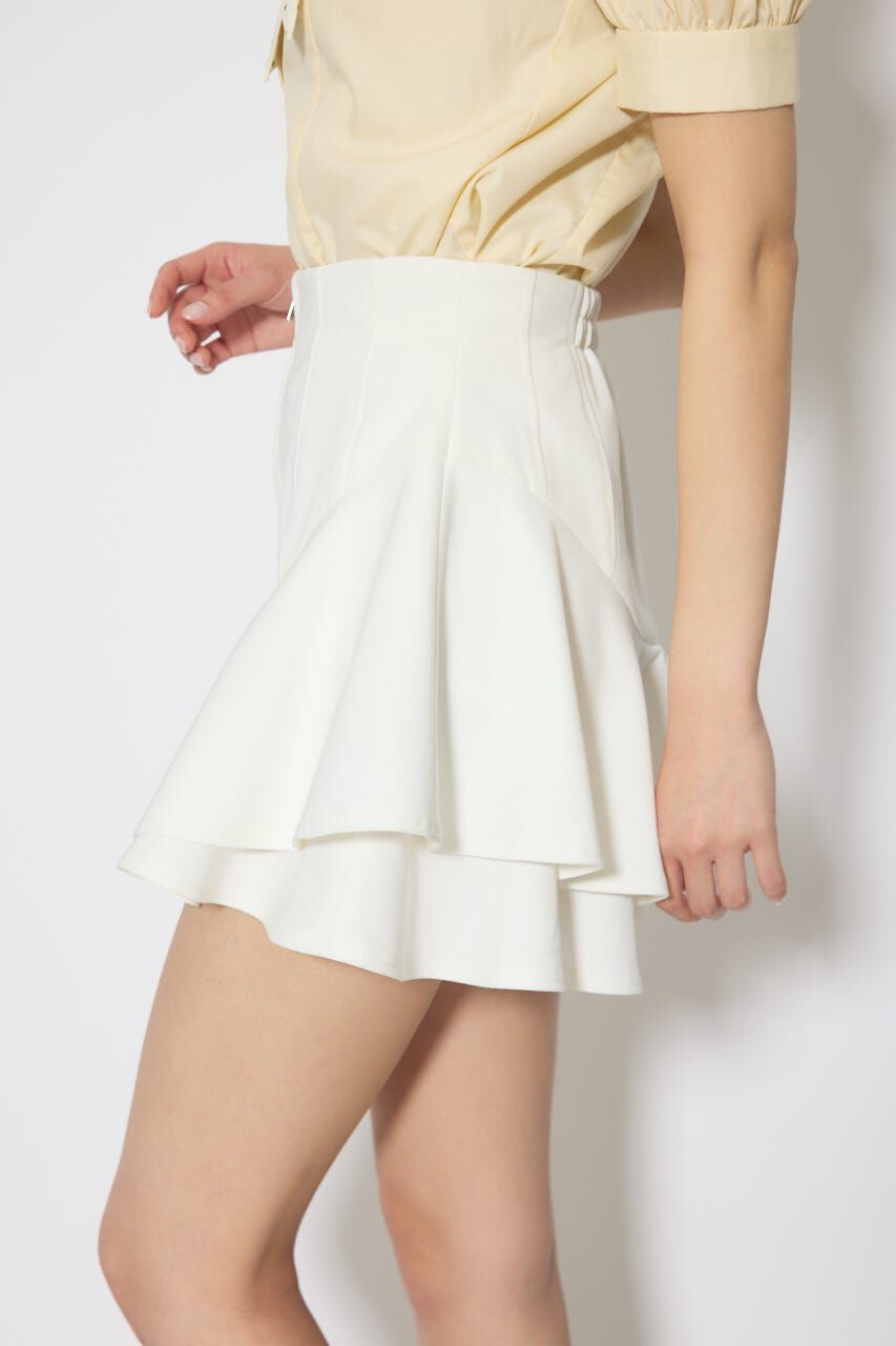 rienda「レイヤードヘムコルセットスコートショートパンツ」|その他|