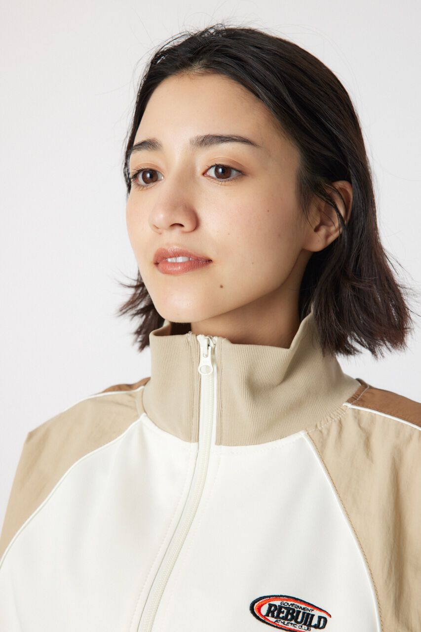 RODEO CROWNS「ナイロン&times;ジャージトラックジャケット」|ブルゾン・スタジャン|