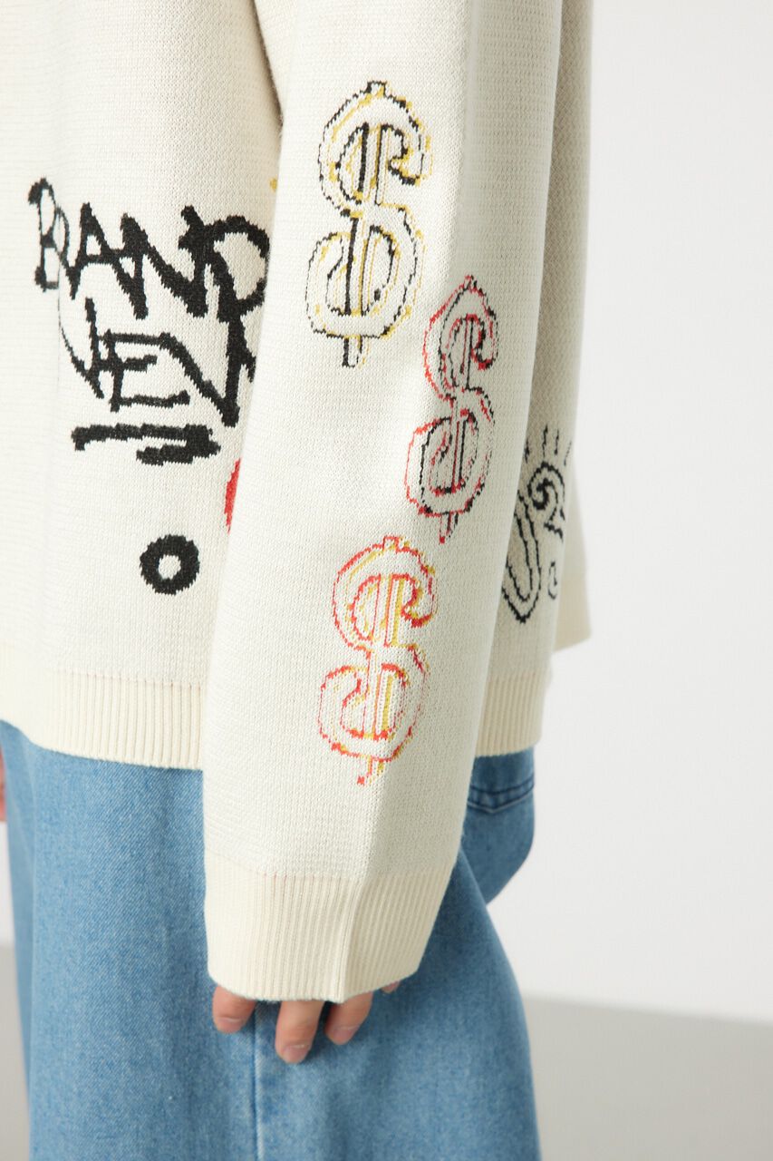 RODEO CROWNS「フリーパターンニットカーデ」|カーディガン|