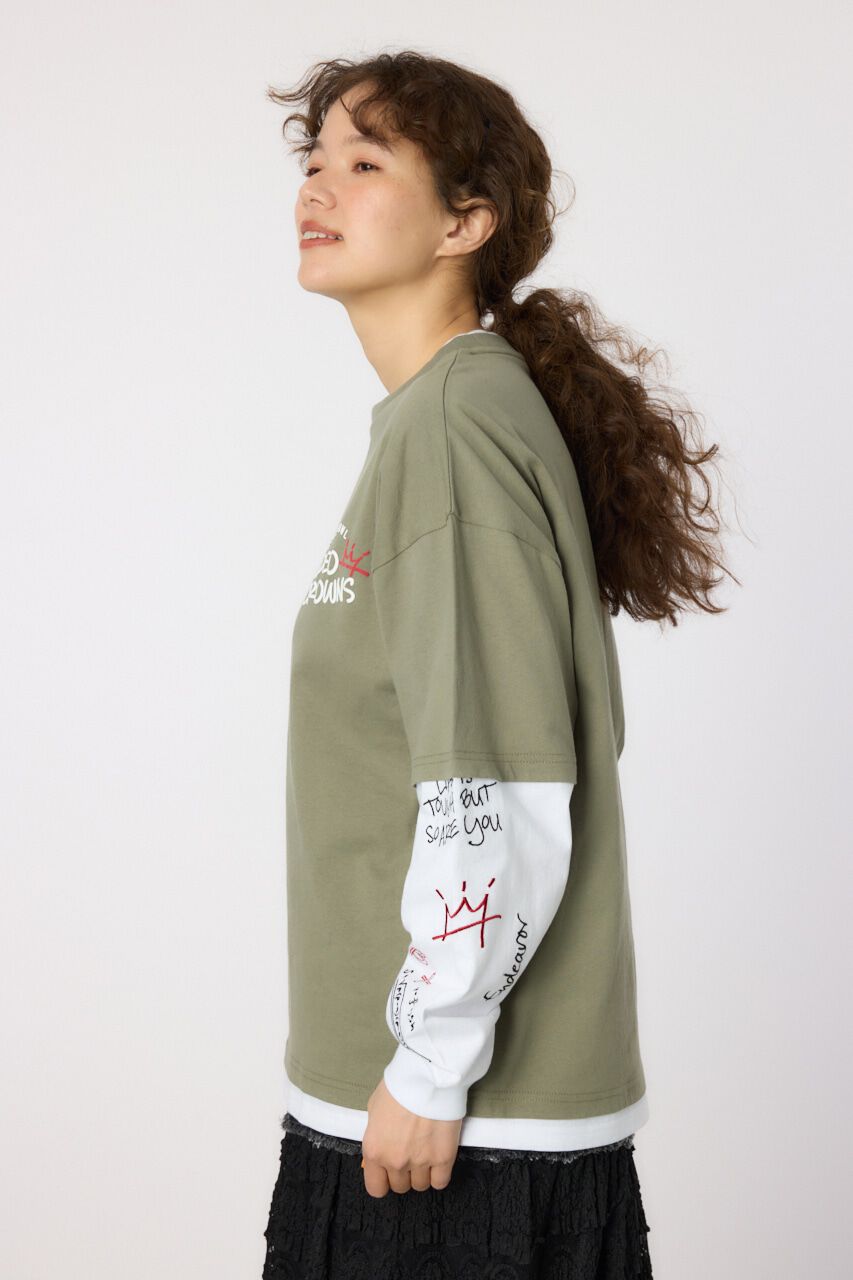 RODEO CROWNS「フェイクレイヤードロングスリーブTシャツ」|Tシャツ・カットソー|