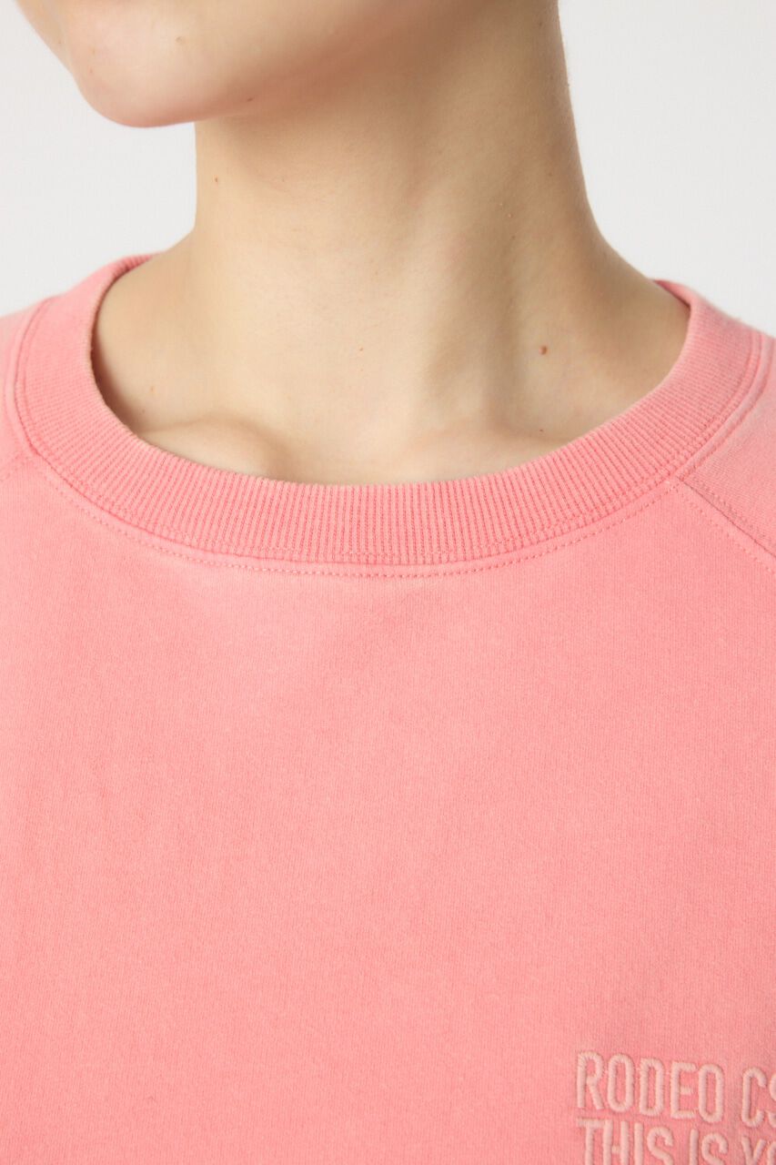 RODEO CROWNS「CIRCLE エンボスロゴ半袖スウェットトップス」|Tシャツ・カットソー|