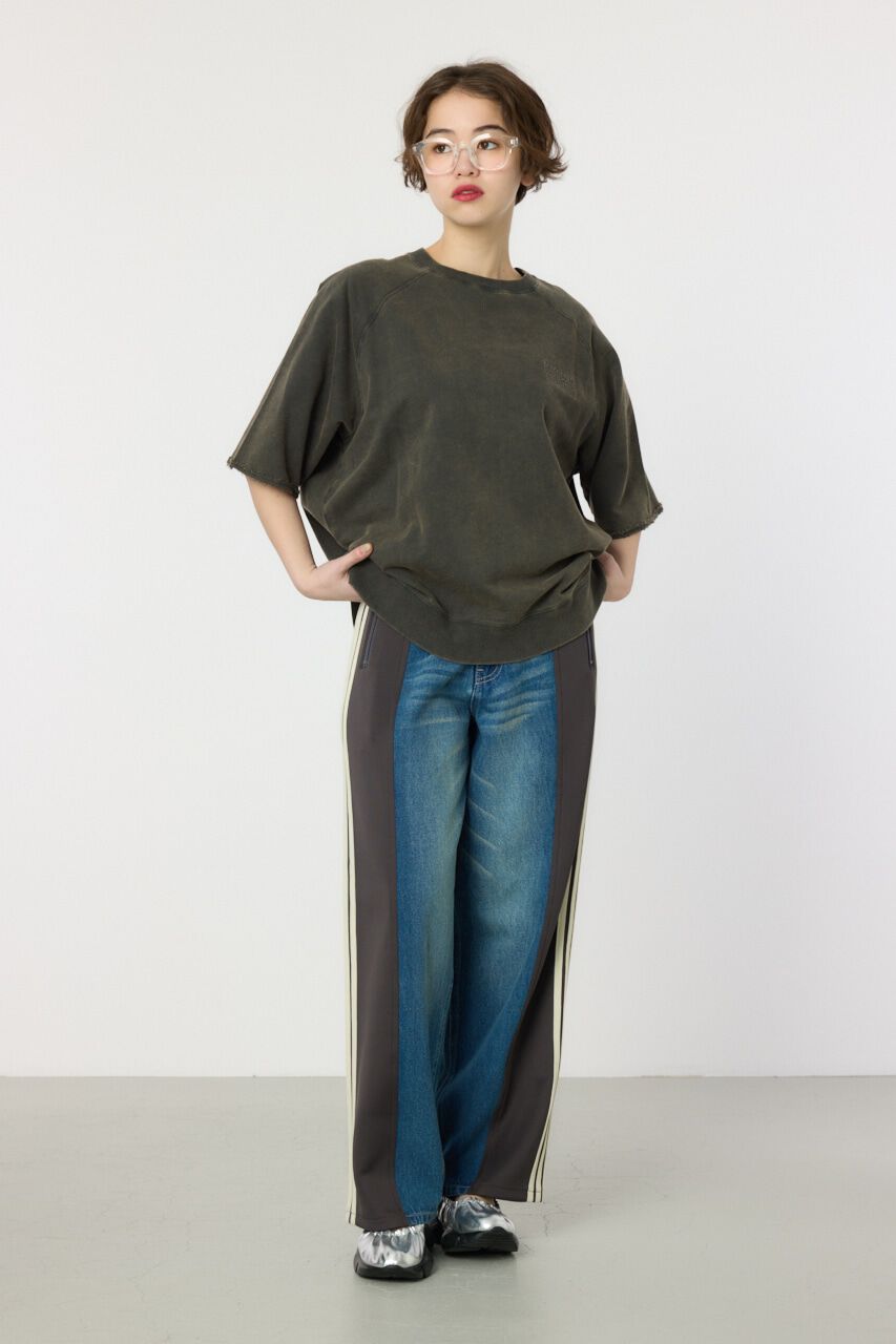 RODEO CROWNS「CIRCLE エンボスロゴ半袖スウェットトップス」|Tシャツ・カットソー|