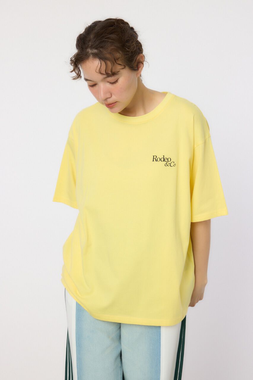 RODEO CROWNS「Flower Logo Embroidery Tシャツ」|Tシャツ・カットソー|
