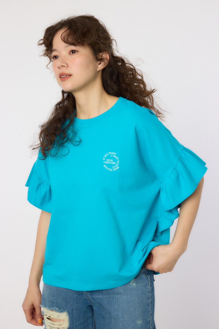 RODEO CROWNS「フリルスリーブトップス」|Tシャツ・カットソー|