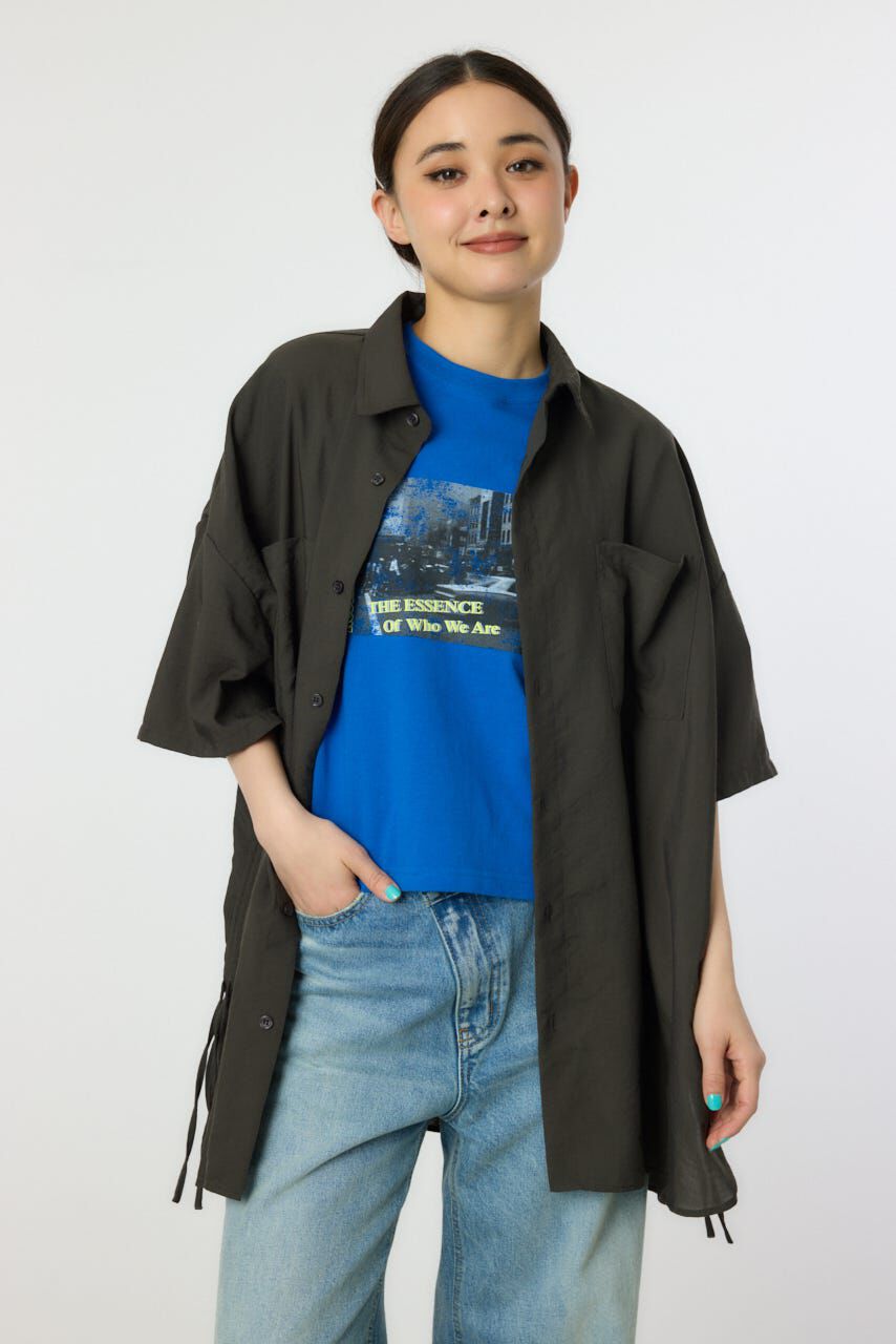 RODEO CROWNS「ハーフスリーブビッグシャツ」|シャツ・ブラウス|