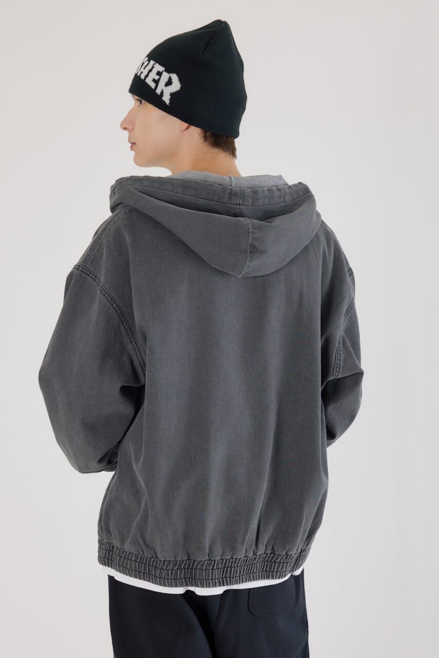 RODEO CROWNS「(THRASHER) デニムフードブルゾン」|ブルゾン・スタジャン|